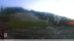 Dolní část sjezdovky