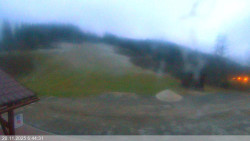 Dolní část sjezdovky