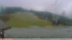 Dolní část sjezdovky