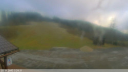 Dolní část sjezdovky