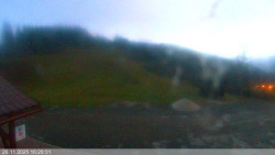 Dolní část sjezdovky