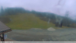 Dolní část sjezdovky