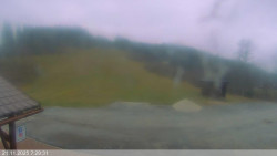 Dolní část sjezdovky