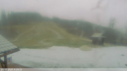 Dolní část sjezdovky