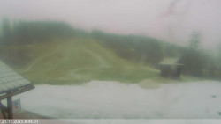 Dolní část sjezdovky