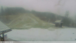 Dolní část sjezdovky