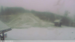 Dolní část sjezdovky