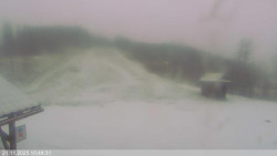 Dolní část sjezdovky