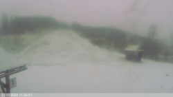 Dolní část sjezdovky