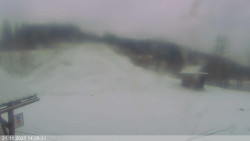 Dolní část sjezdovky