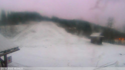 Dolní část sjezdovky