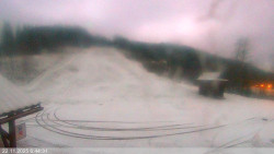 Dolní část sjezdovky