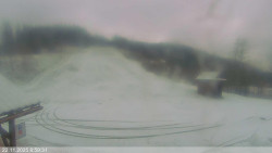 Dolní část sjezdovky