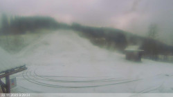 Dolní část sjezdovky