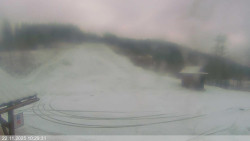 Dolní část sjezdovky