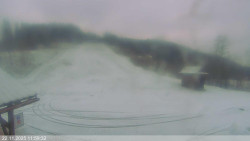 Dolní část sjezdovky