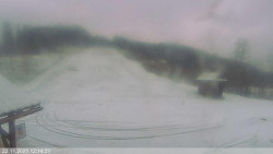 Dolní část sjezdovky