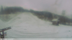 Dolní část sjezdovky