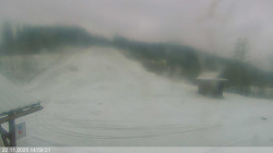 Dolní část sjezdovky