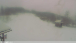 Dolní část sjezdovky