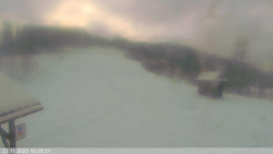 Dolní část sjezdovky