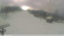 Dolní část sjezdovky