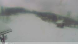 Dolní část sjezdovky