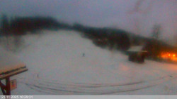 Dolní část sjezdovky