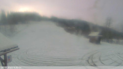 Dolní část sjezdovky