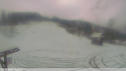 Dolní část sjezdovky