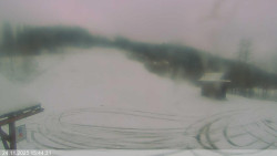 Dolní část sjezdovky