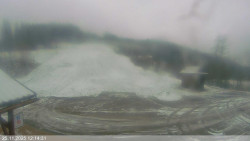 Dolní část sjezdovky