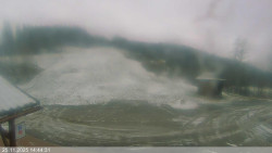 Dolní část sjezdovky