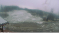 Dolní část sjezdovky