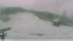 Dolní část sjezdovky