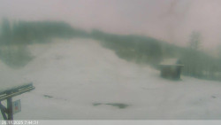 Dolní část sjezdovky