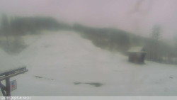 Dolní část sjezdovky