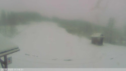 Dolní část sjezdovky