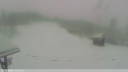 Dolní část sjezdovky