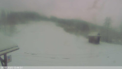 Dolní část sjezdovky