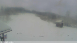 Dolní část sjezdovky