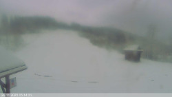 Dolní část sjezdovky