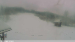 Dolní část sjezdovky