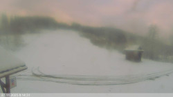 Dolní část sjezdovky