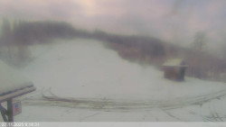 Dolní část sjezdovky