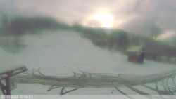 Dolní část sjezdovky