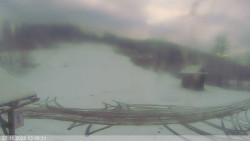 Dolní část sjezdovky