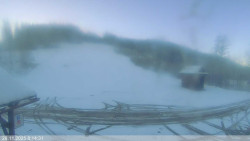 Dolní část sjezdovky