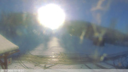 Dolní část sjezdovky