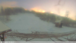 Dolní část sjezdovky